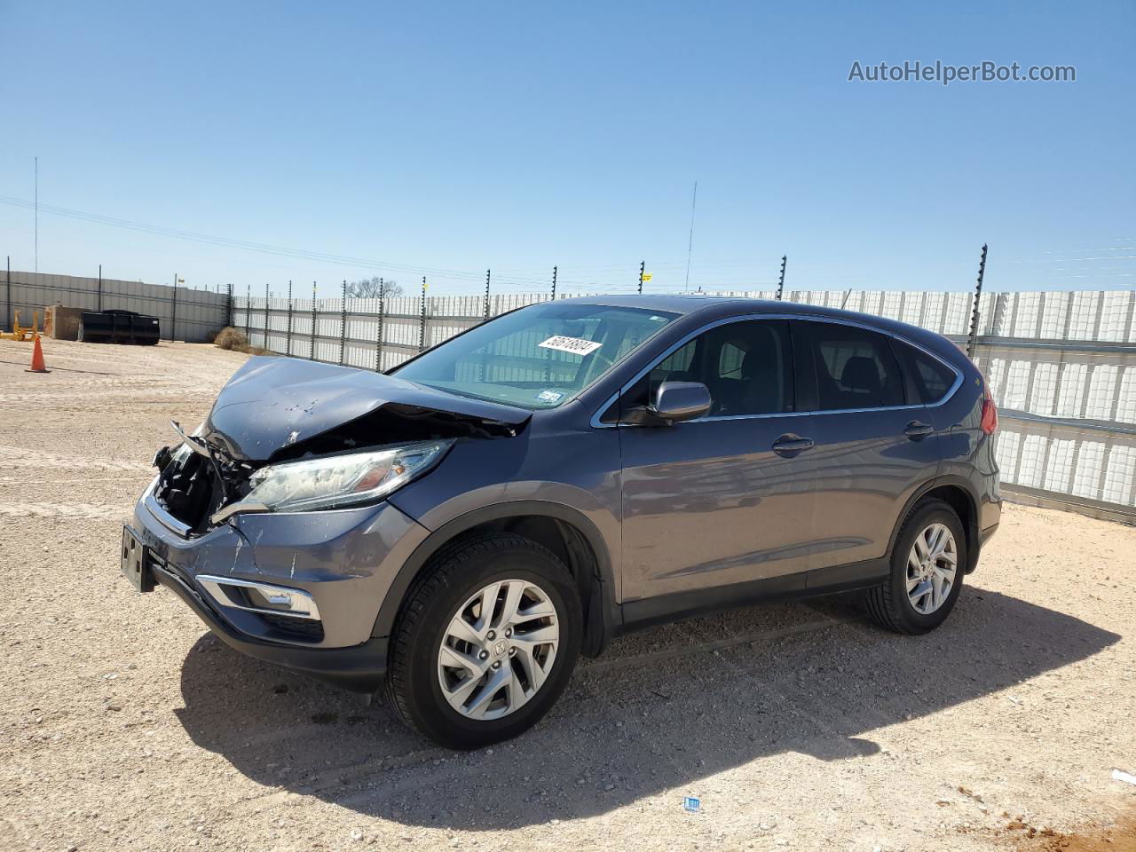 2016 Honda Cr-v Ex Gray vin: 3CZRM3H55GG719497