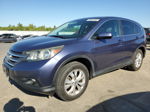 2013 Honda Cr-v Ex Blue vin: 3CZRM3H56DG702638