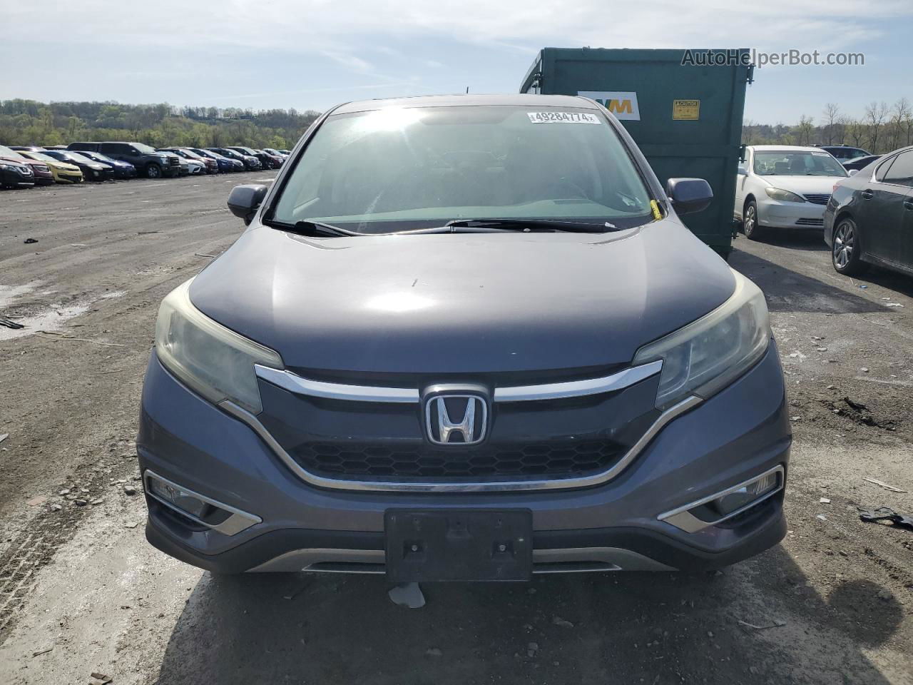 2015 Honda Cr-v Ex Серый vin: 3CZRM3H56FG702559