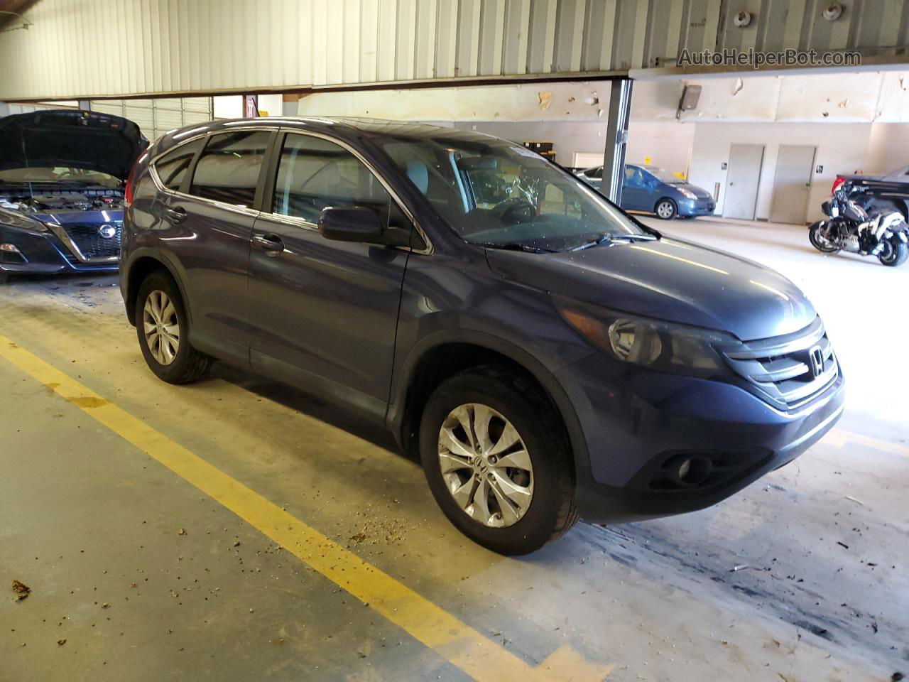 2012 Honda Cr-v Ex Blue vin: 3CZRM3H57CG701870