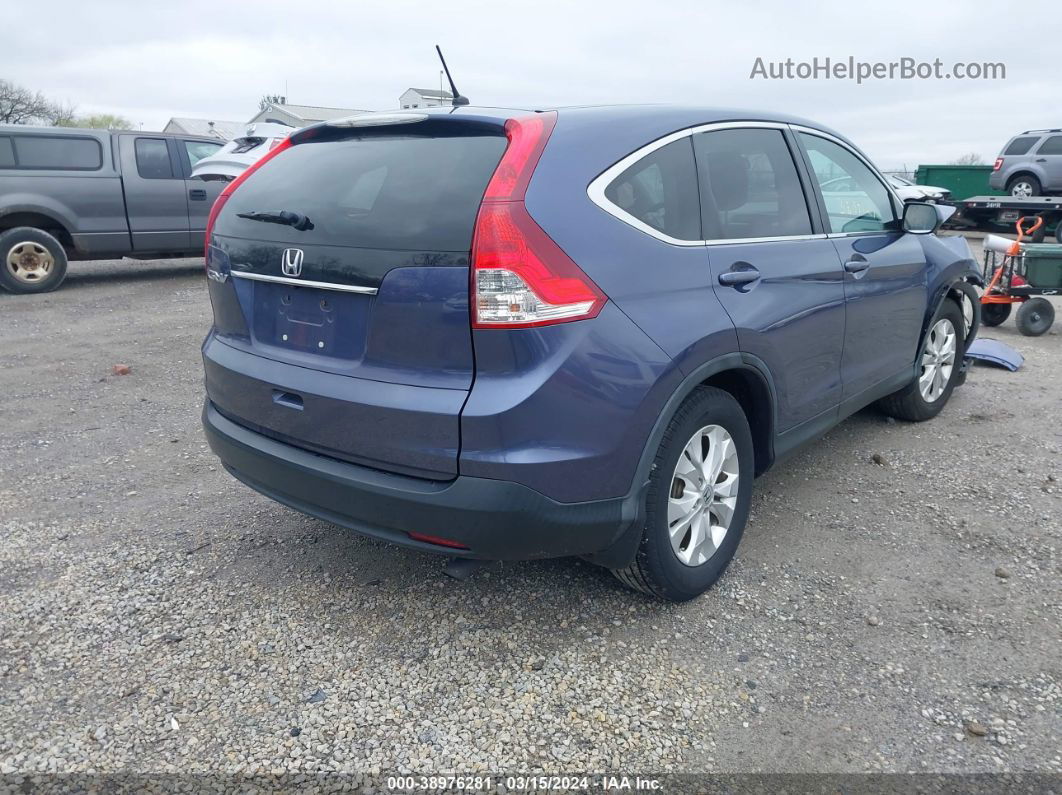 2013 Honda Cr-v Ex Blue vin: 3CZRM3H57DG701563