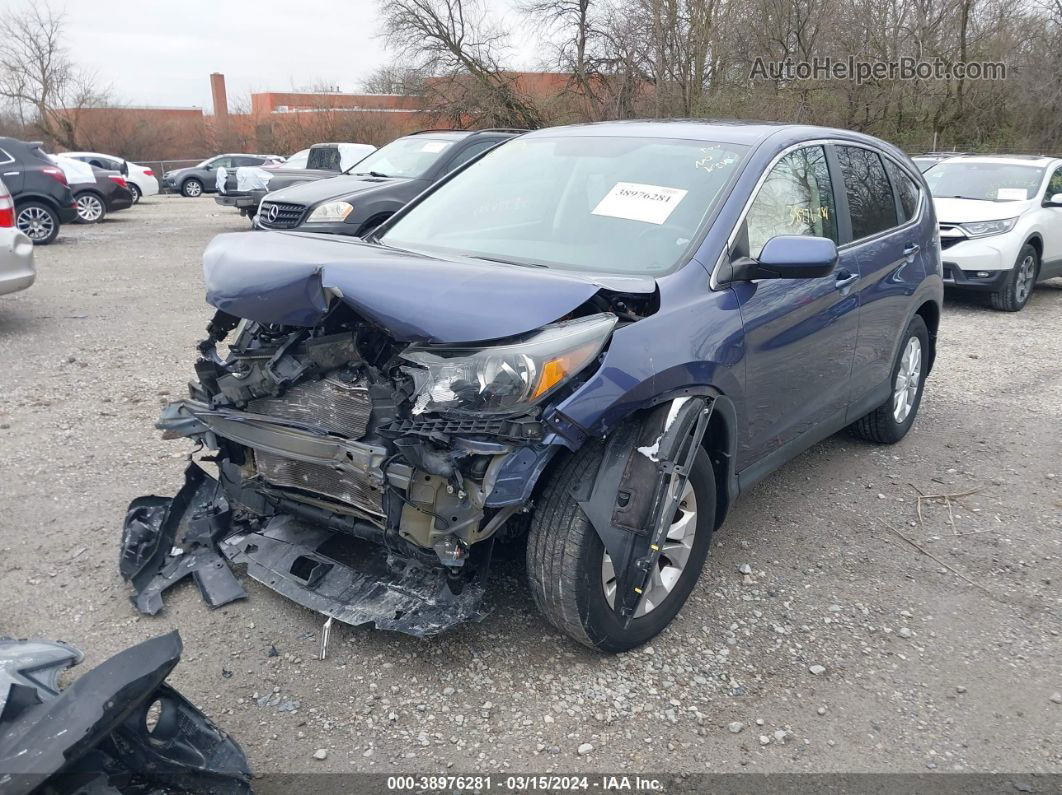 2013 Honda Cr-v Ex Blue vin: 3CZRM3H57DG701563