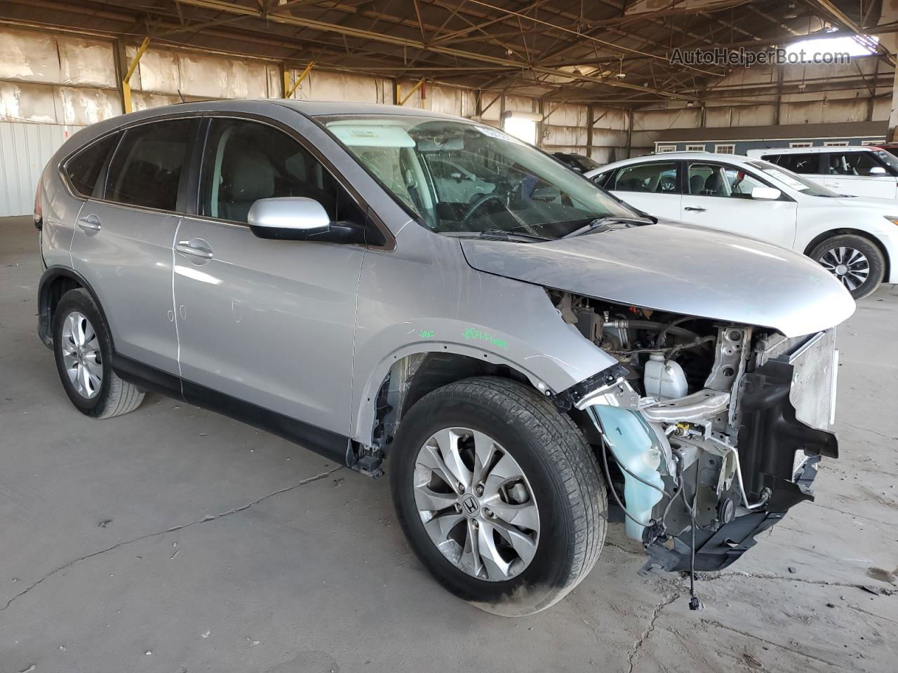 2013 Honda Cr-v Ex Silver vin: 3CZRM3H57DG702356