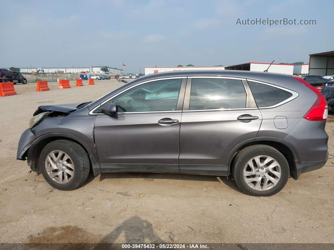 2015 Honda Cr-v Ex Gray vin: 3CZRM3H57FG702084