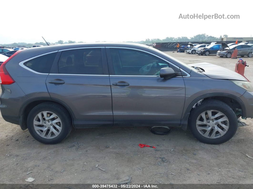 2015 Honda Cr-v Ex Gray vin: 3CZRM3H57FG702084