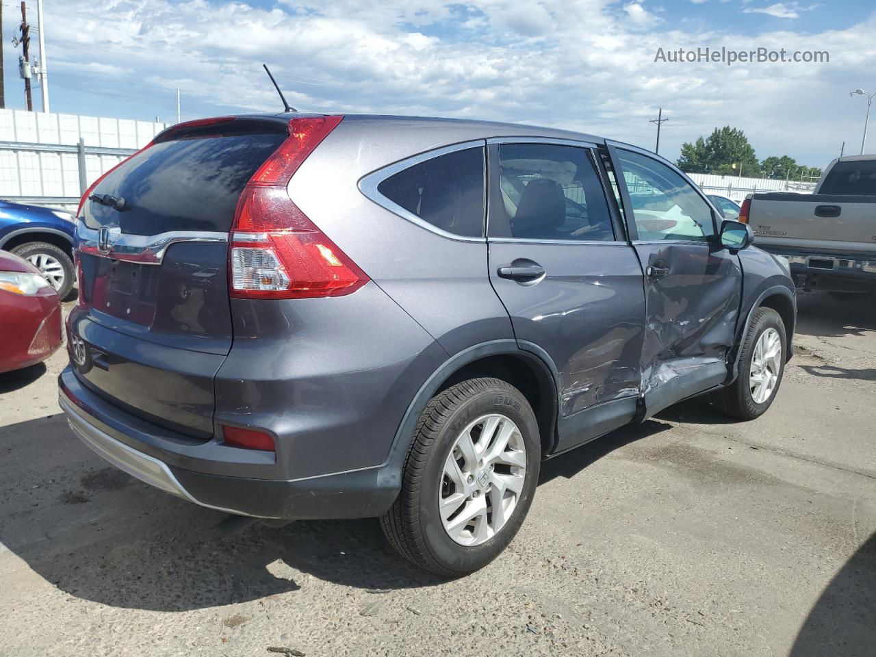 2016 Honda Cr-v Ex Gray vin: 3CZRM3H58GG703858