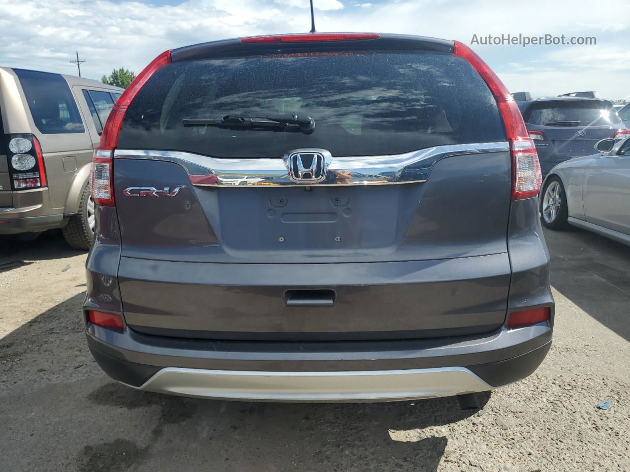 2016 Honda Cr-v Ex Gray vin: 3CZRM3H58GG703858