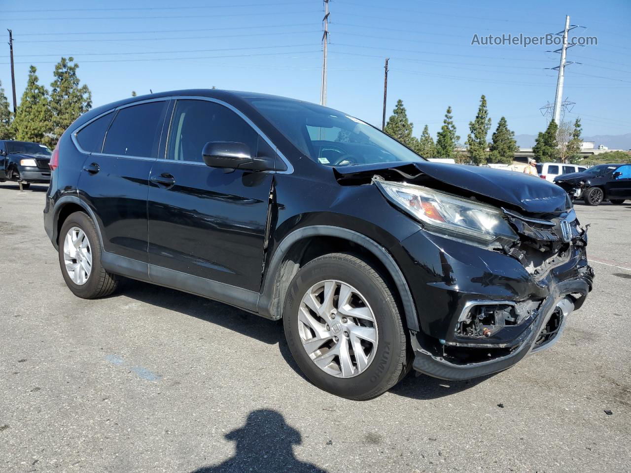 2016 Honda Cr-v Ex Черный vin: 3CZRM3H58GG723348