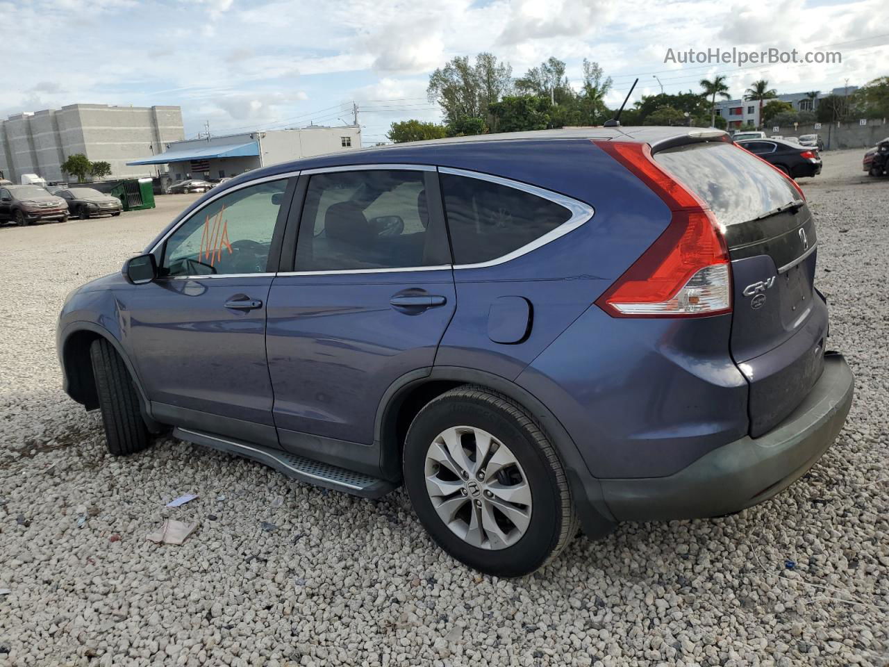 2013 Honda Cr-v Ex Blue vin: 3CZRM3H59DG707543