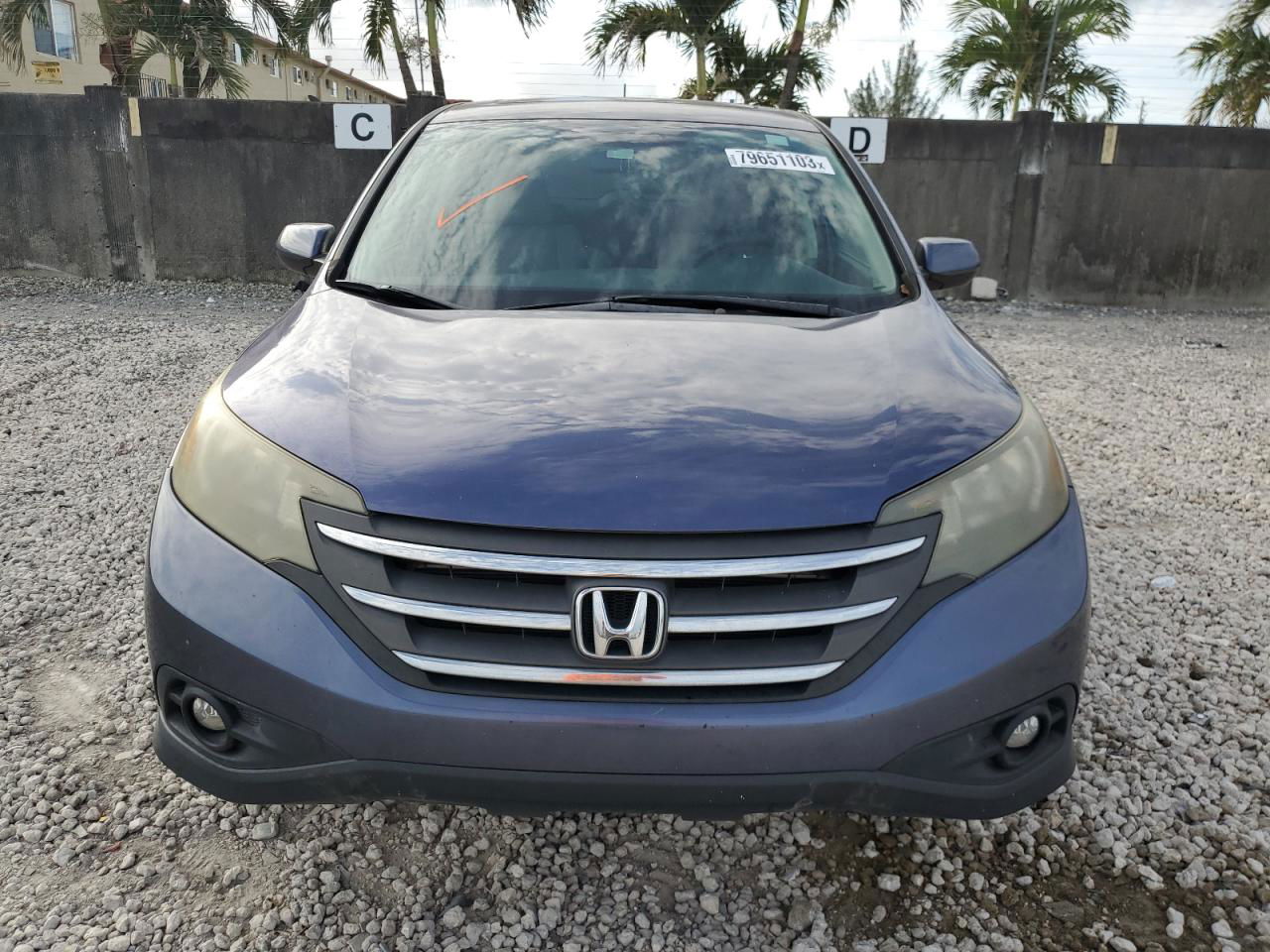 2013 Honda Cr-v Ex Blue vin: 3CZRM3H59DG707543