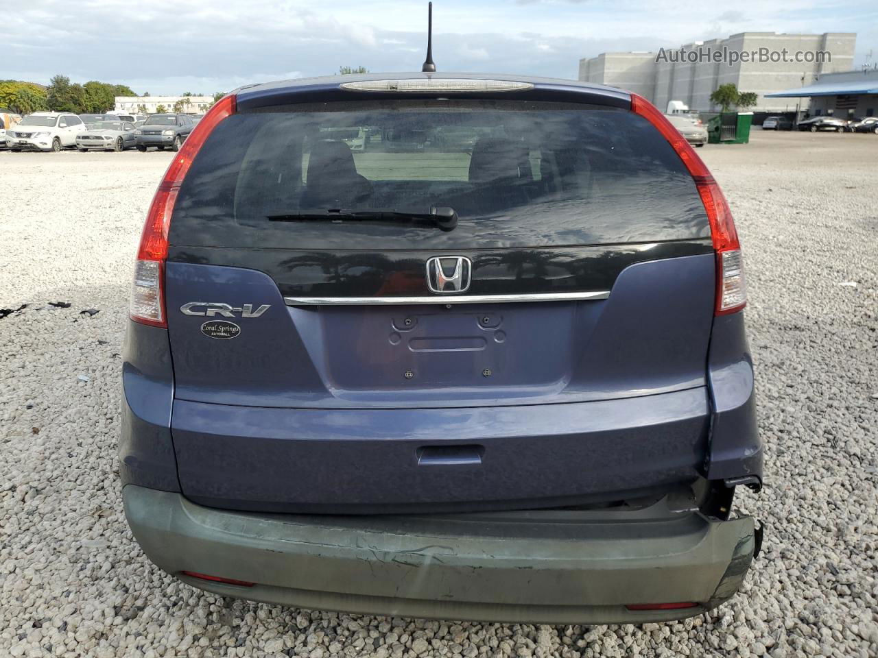 2013 Honda Cr-v Ex Blue vin: 3CZRM3H59DG707543