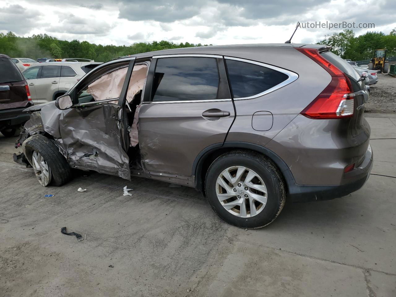 2016 Honda Cr-v Ex Tan vin: 3CZRM3H59GG703061