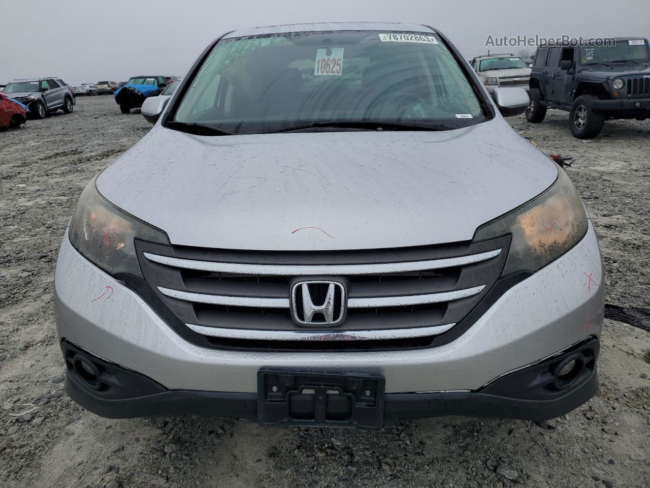 2012 Honda Cr-v Ex Silver vin: 3CZRM3H5XCG703080