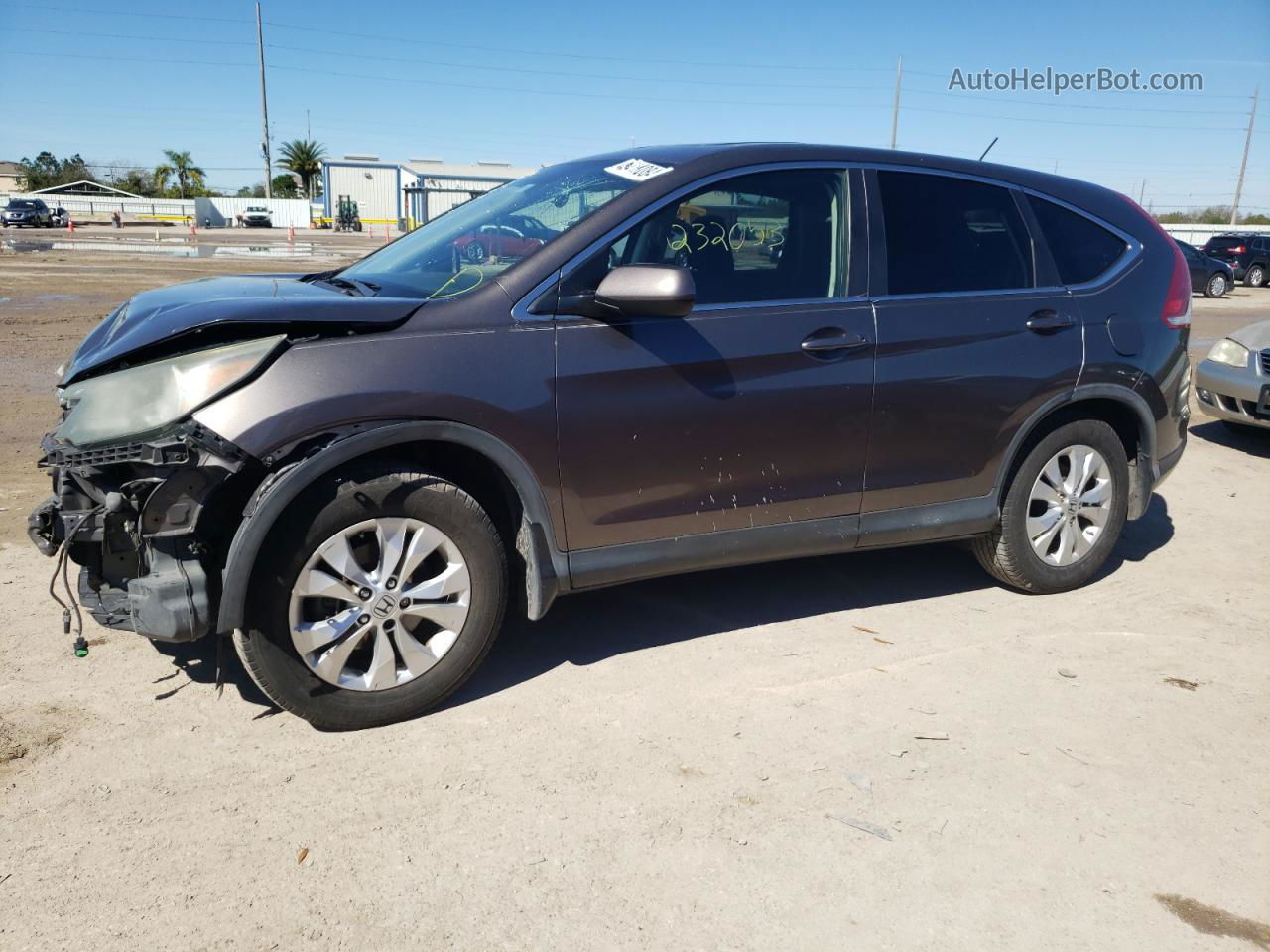 2013 Honda Cr-v Ex Brown vin: 3CZRM3H5XDG703694