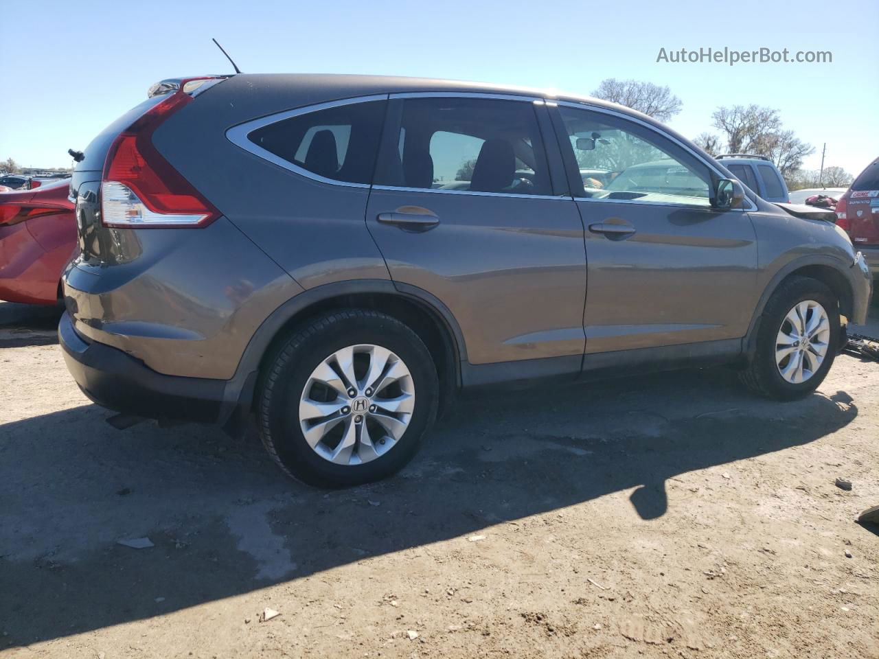 2013 Honda Cr-v Ex Brown vin: 3CZRM3H5XDG703694