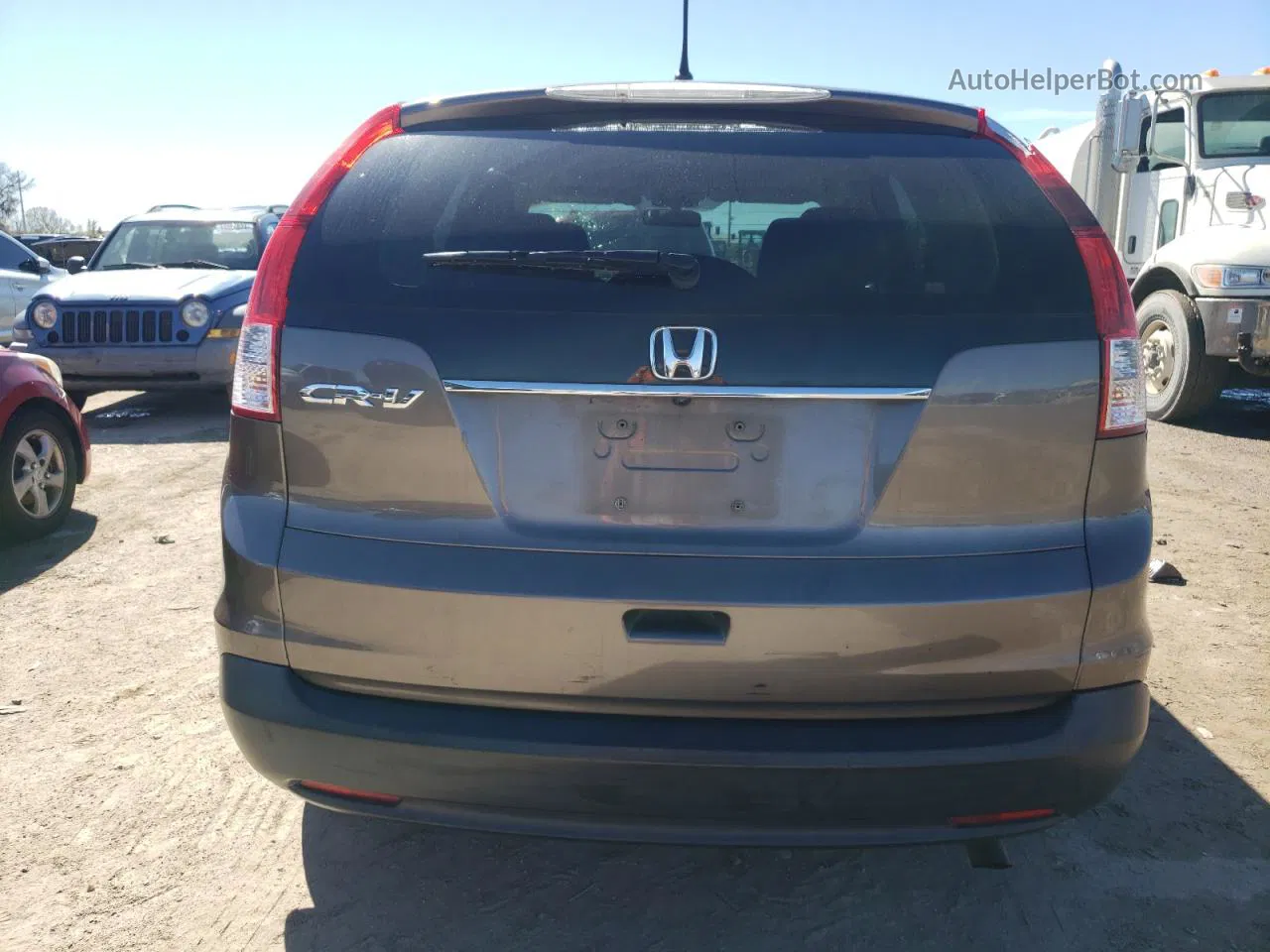 2013 Honda Cr-v Ex Brown vin: 3CZRM3H5XDG703694