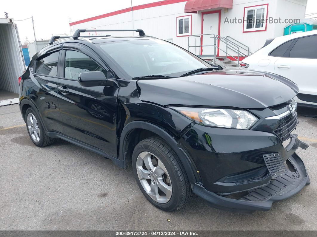 2016 Honda Hr-v Lx Черный vin: 3CZRU5G30GM711238