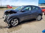 2017 Honda Hr-v Lx Gray vin: 3CZRU5G30HM700242