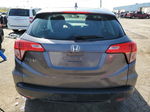 2017 Honda Hr-v Lx Gray vin: 3CZRU5G30HM700242