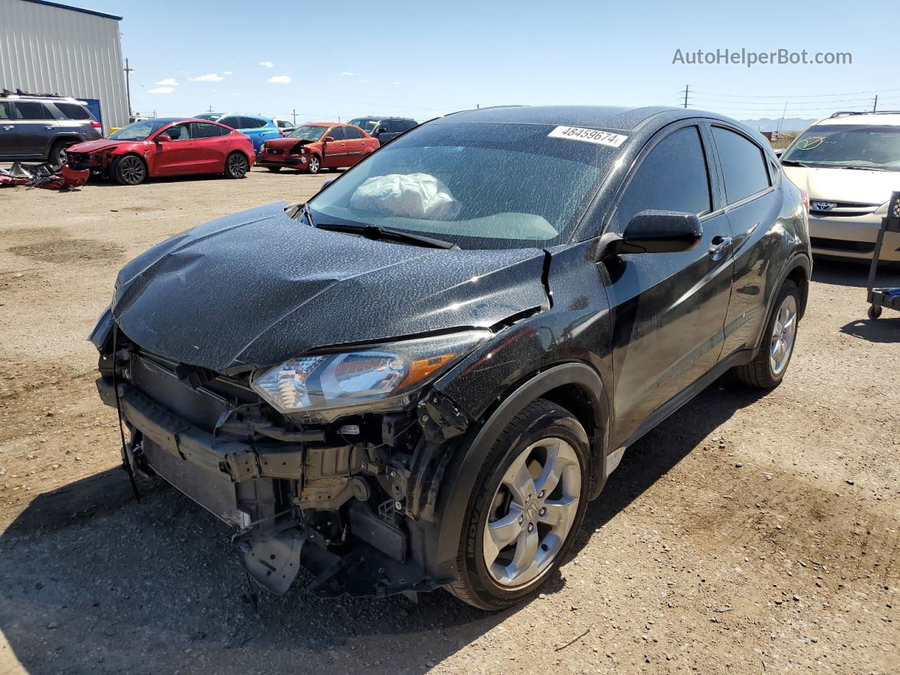 2016 Honda Hr-v Lx Black vin: 3CZRU5G37GM715688