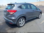 2016 Honda Hr-v Lx Gray vin: 3CZRU5G39GM732671