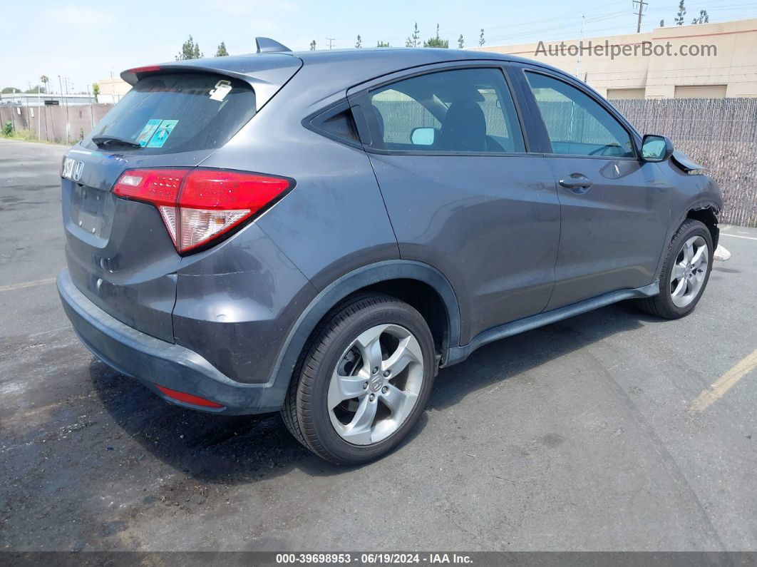 2016 Honda Hr-v Lx Серый vin: 3CZRU5G39GM732671