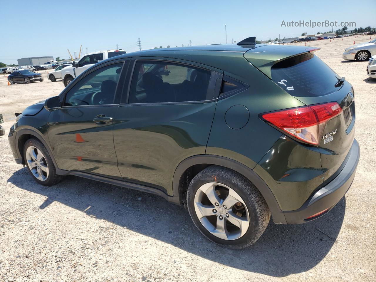 2017 Honda Hr-v Lx Green vin: 3CZRU5G39HM704743