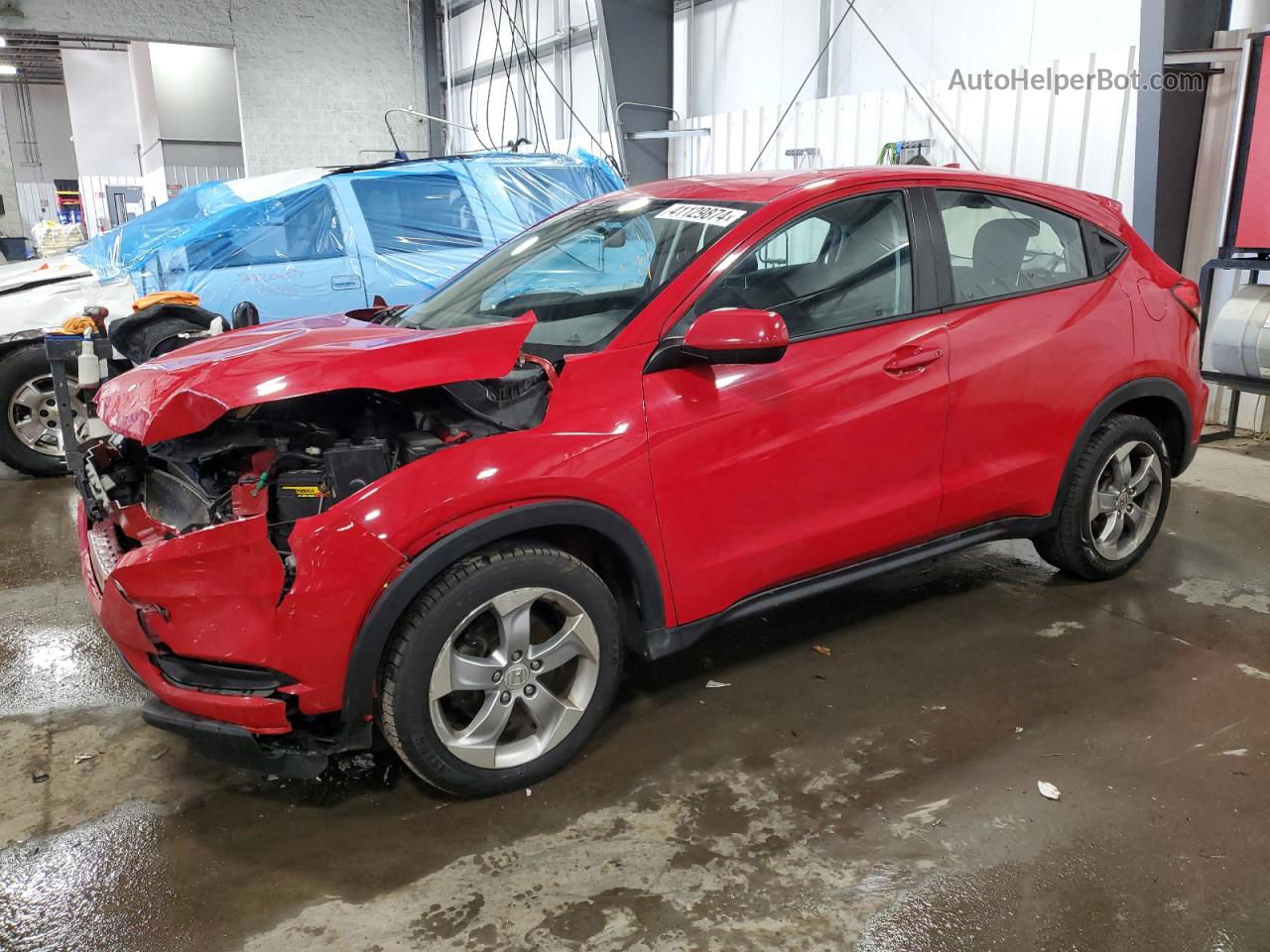 2018 Honda Hr-v Lx Красный vin: 3CZRU5G3XJM702392