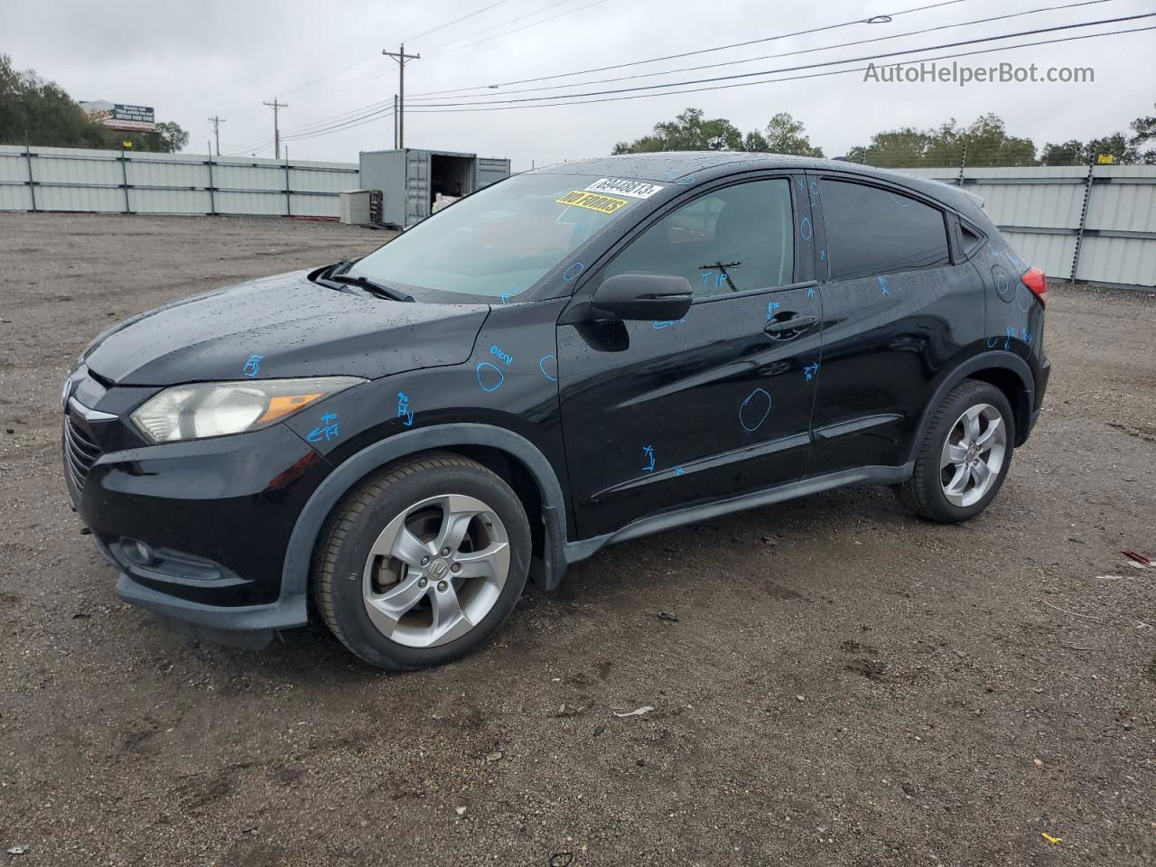 2016 Honda Hr-v Ex Black vin: 3CZRU5G50GM721284