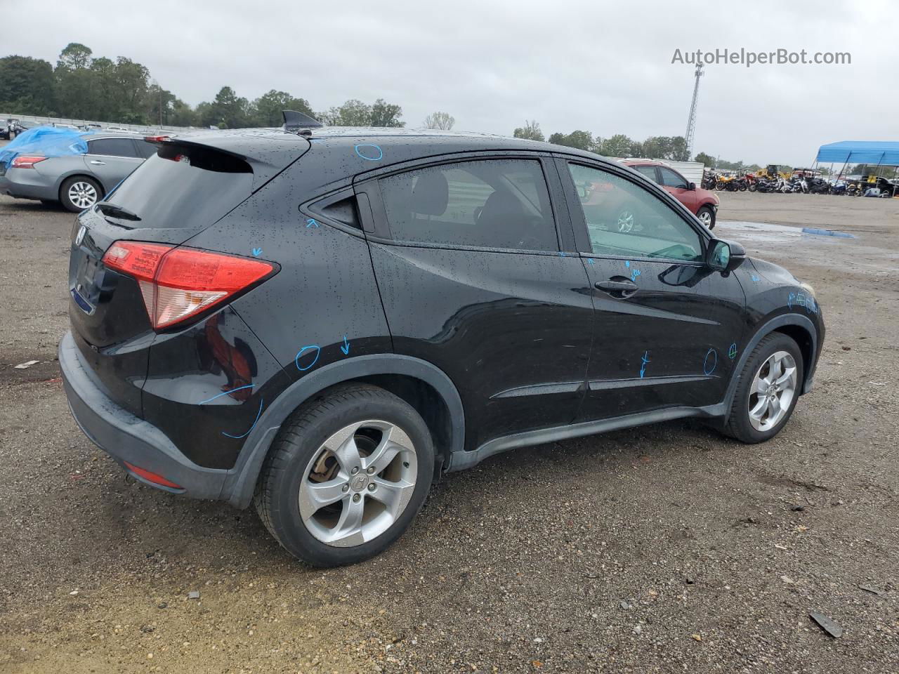 2016 Honda Hr-v Ex Black vin: 3CZRU5G50GM721284