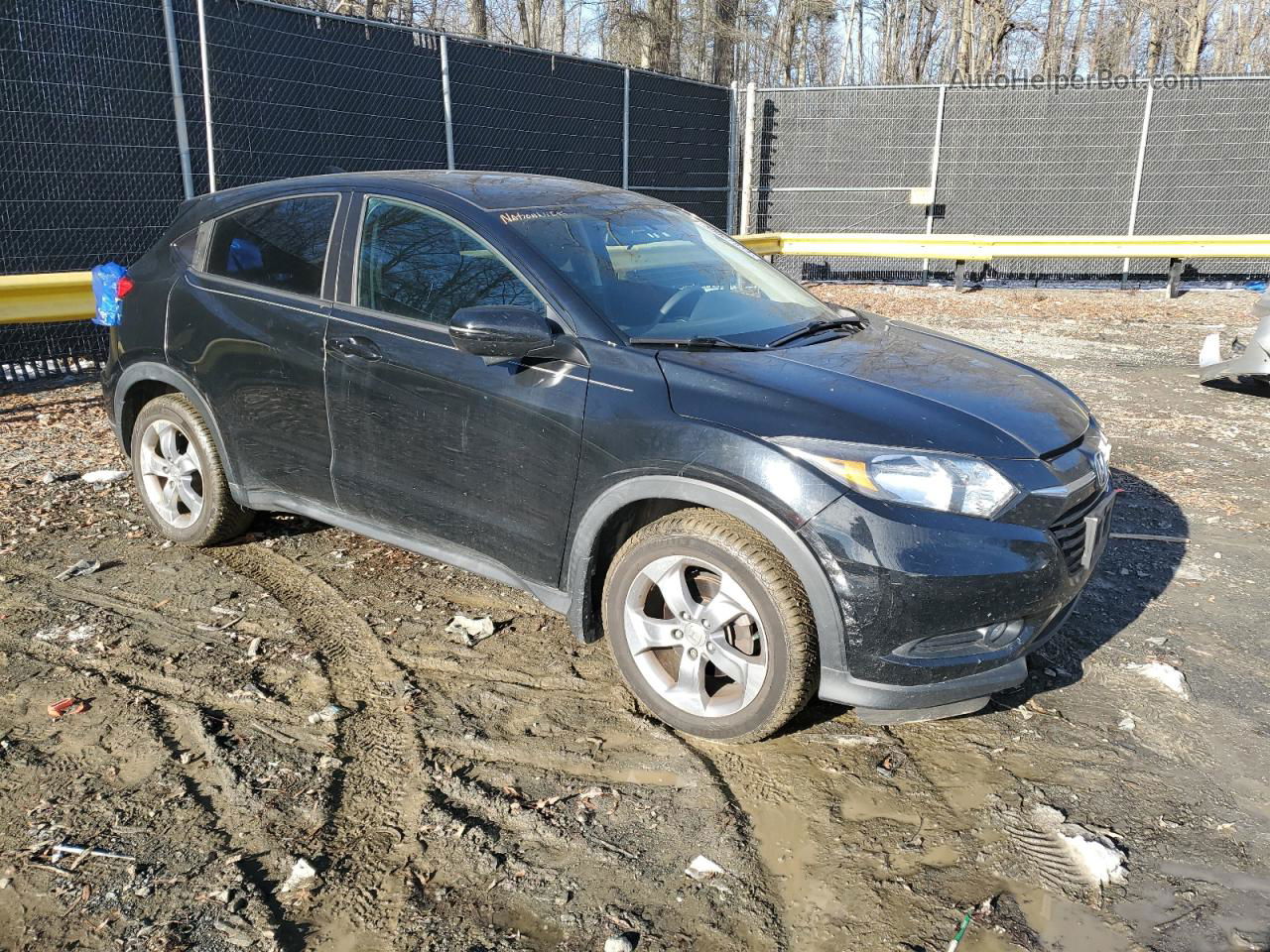 2016 Honda Hr-v Ex Black vin: 3CZRU5G51GM755167