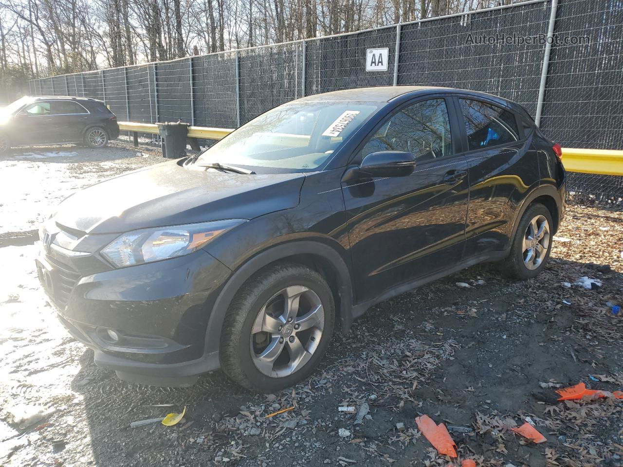 2016 Honda Hr-v Ex Черный vin: 3CZRU5G51GM755167