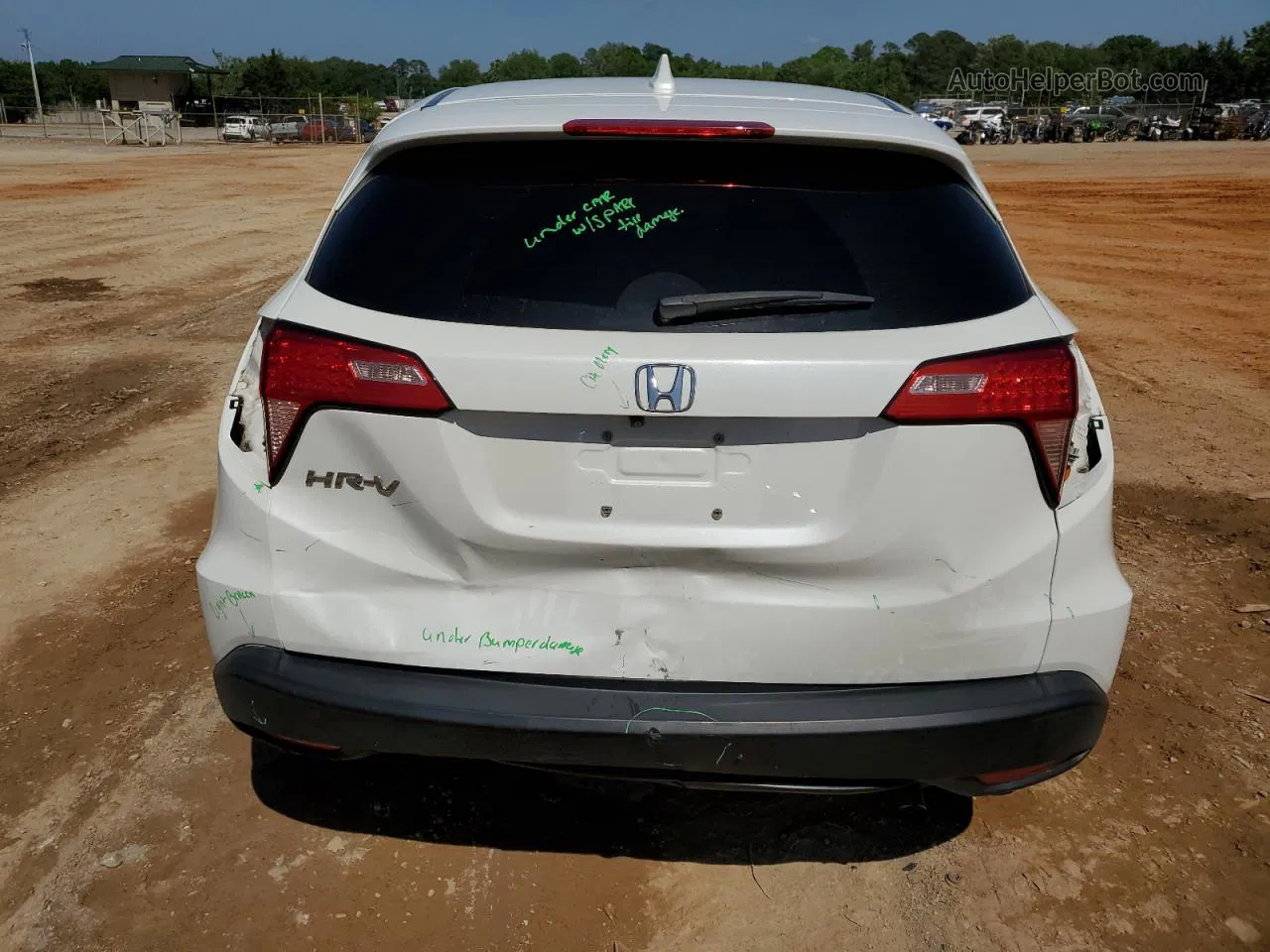 2016 Honda Hr-v Ex White vin: 3CZRU5G59GM736768