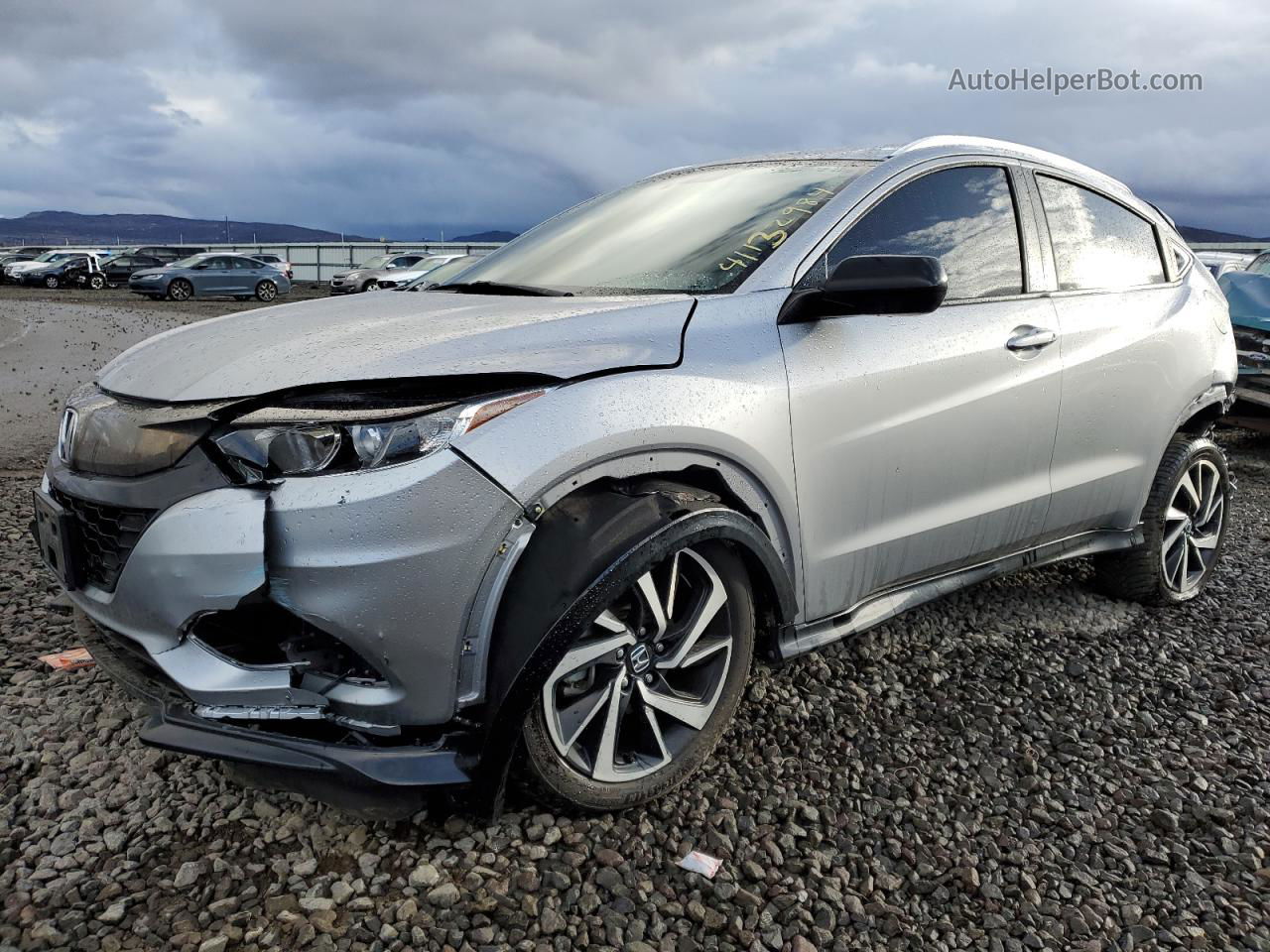 2019 Honda Hr-v Sport Серебряный vin: 3CZRU5H10KG708067