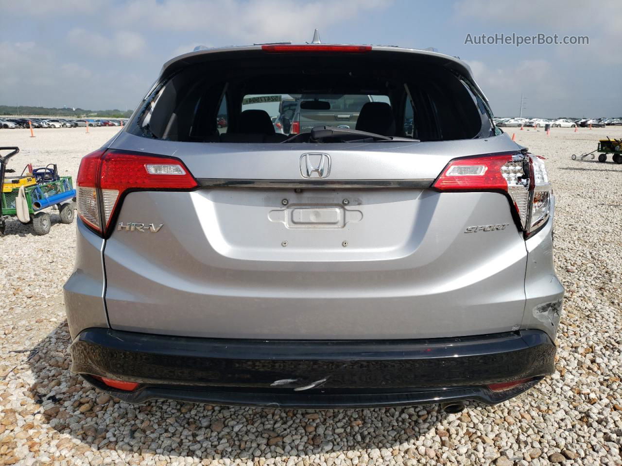 2019 Honda Hr-v Sport Silver vin: 3CZRU5H10KG711230