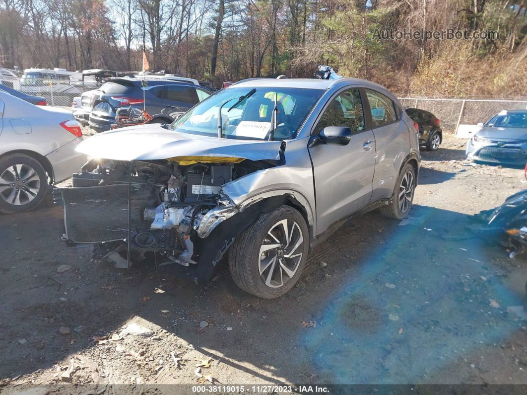 2019 Honda Hr-v Sport Silver vin: 3CZRU5H10KG713057