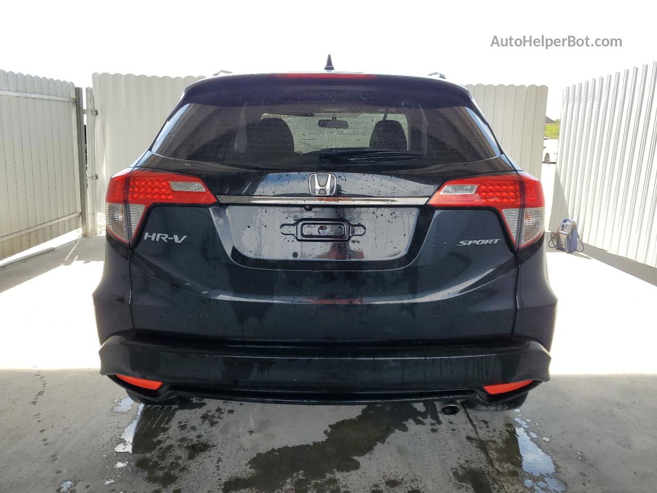 2019 Honda Hr-v Sport Black vin: 3CZRU5H10KM730121