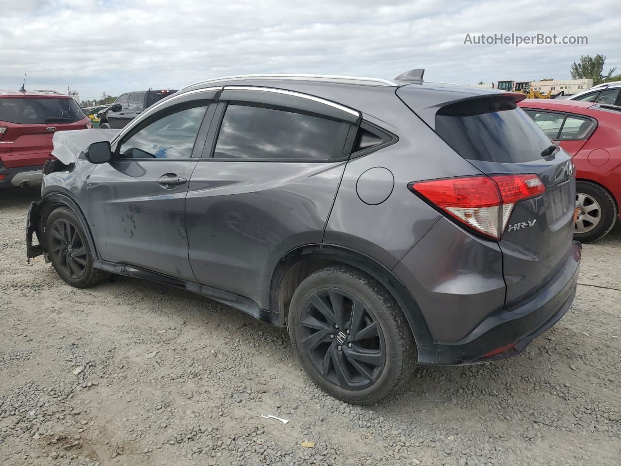 2021 Honda Hr-v Sport Gray vin: 3CZRU5H10MM701642