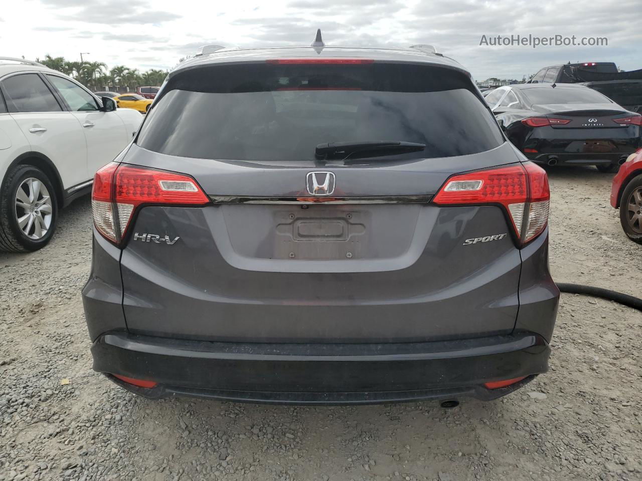 2021 Honda Hr-v Sport Gray vin: 3CZRU5H10MM701642