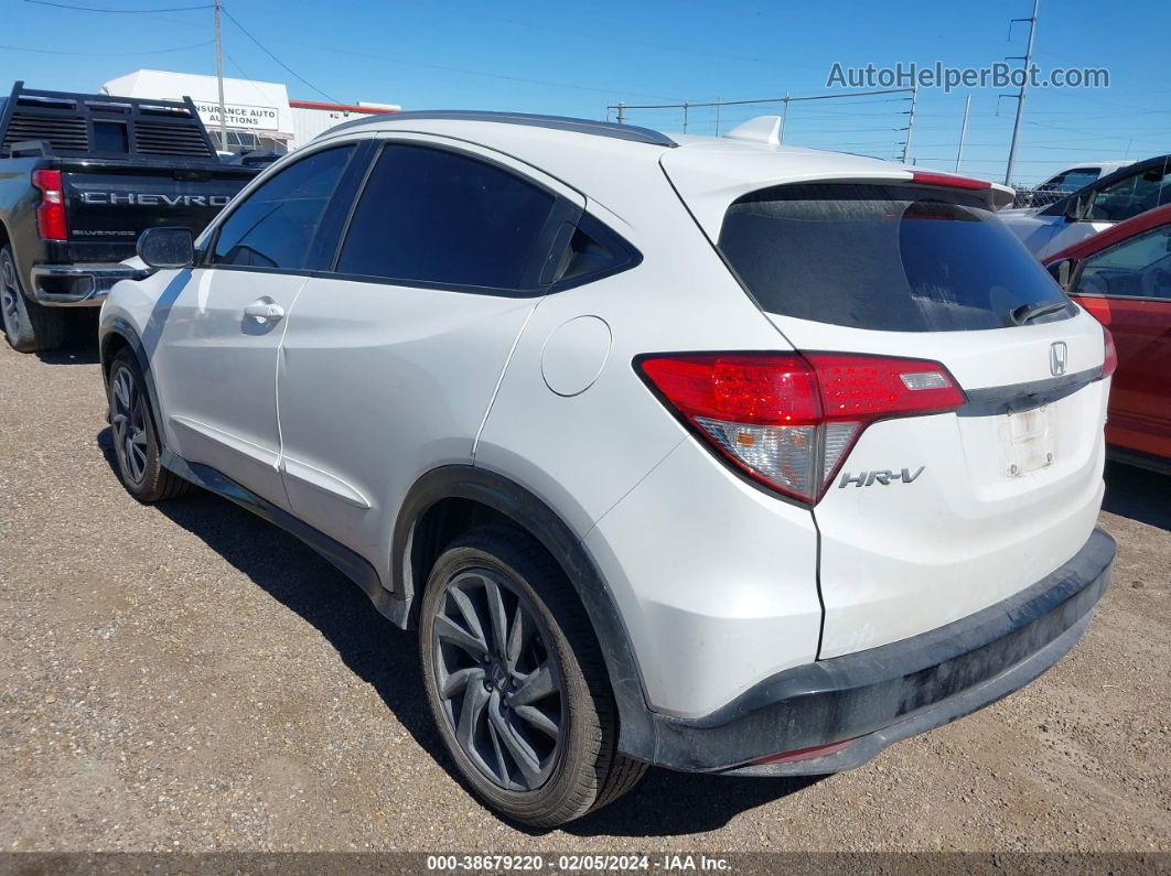 2021 Honda Hr-v 2wd Sport White vin: 3CZRU5H10MM727416