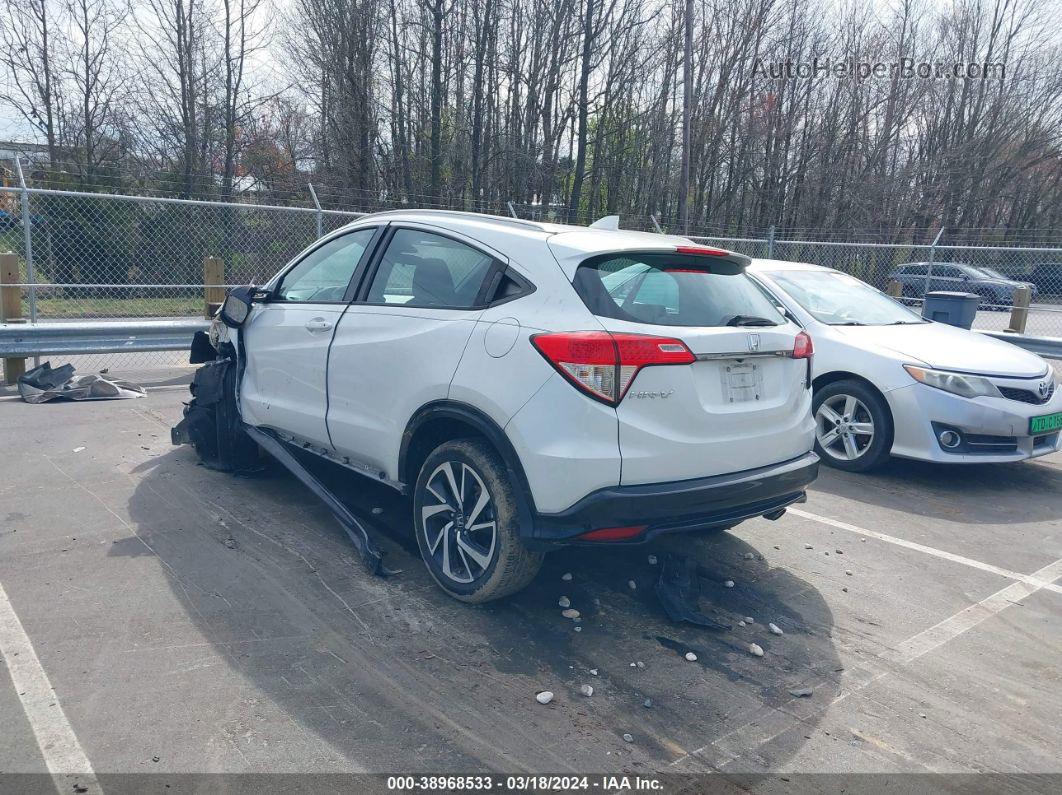 2019 Honda Hr-v Sport White vin: 3CZRU5H11KM701999