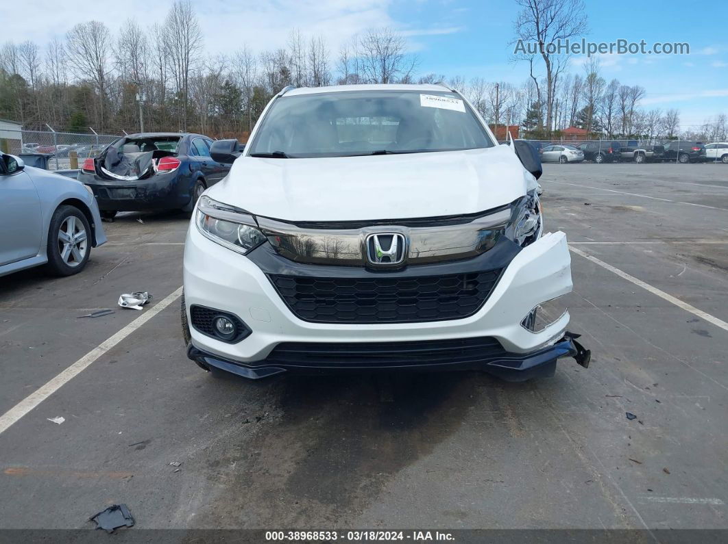 2019 Honda Hr-v Sport White vin: 3CZRU5H11KM701999