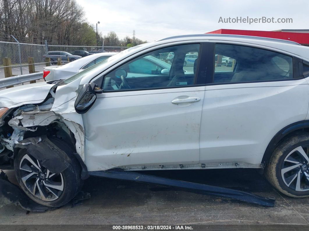 2019 Honda Hr-v Sport White vin: 3CZRU5H11KM701999