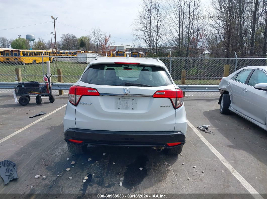 2019 Honda Hr-v Sport White vin: 3CZRU5H11KM701999