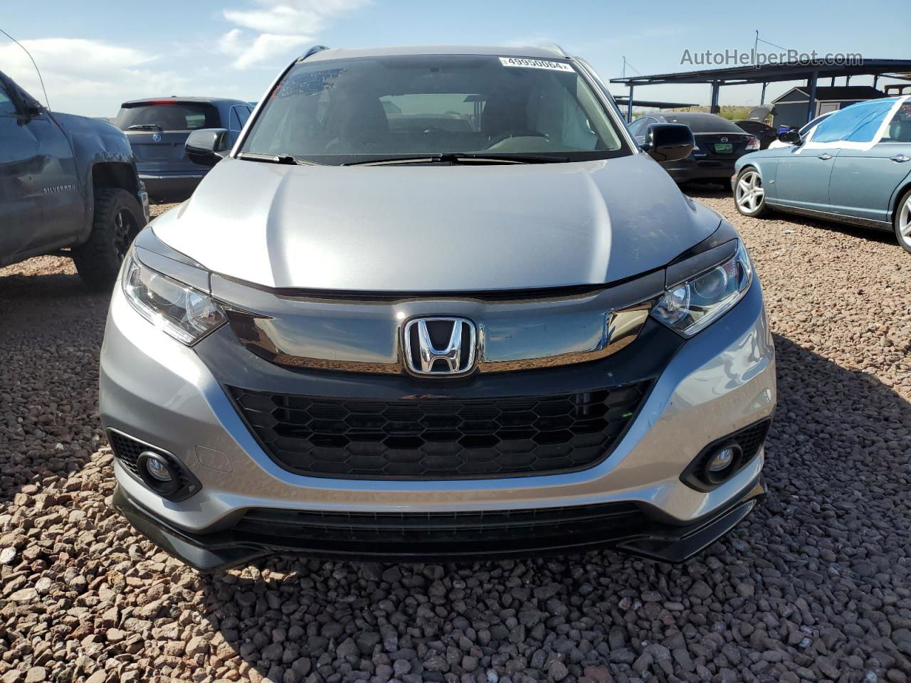 2021 Honda Hr-v Sport Silver vin: 3CZRU5H11MM701276