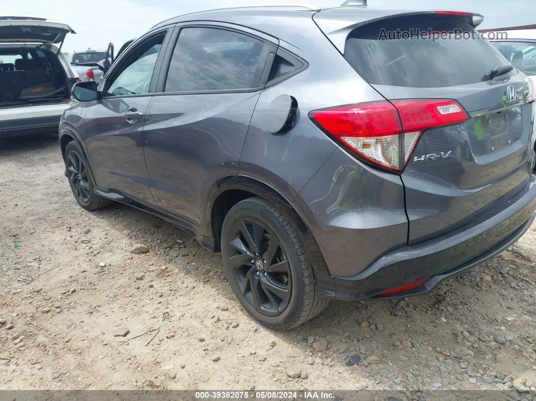 2021 Honda Hr-v 2wd Sport Gray vin: 3CZRU5H11MM708938