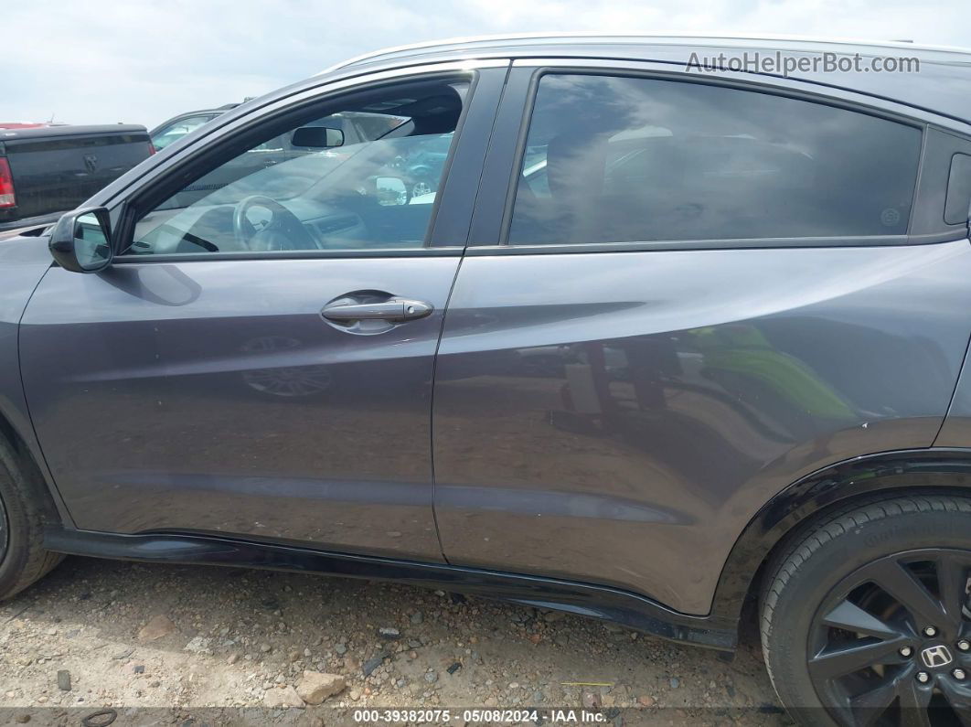 2021 Honda Hr-v 2wd Sport Gray vin: 3CZRU5H11MM708938