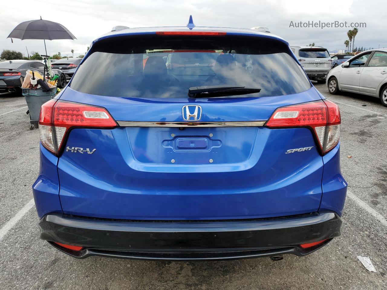 2021 Honda Hr-v Sport Blue vin: 3CZRU5H11MM721317