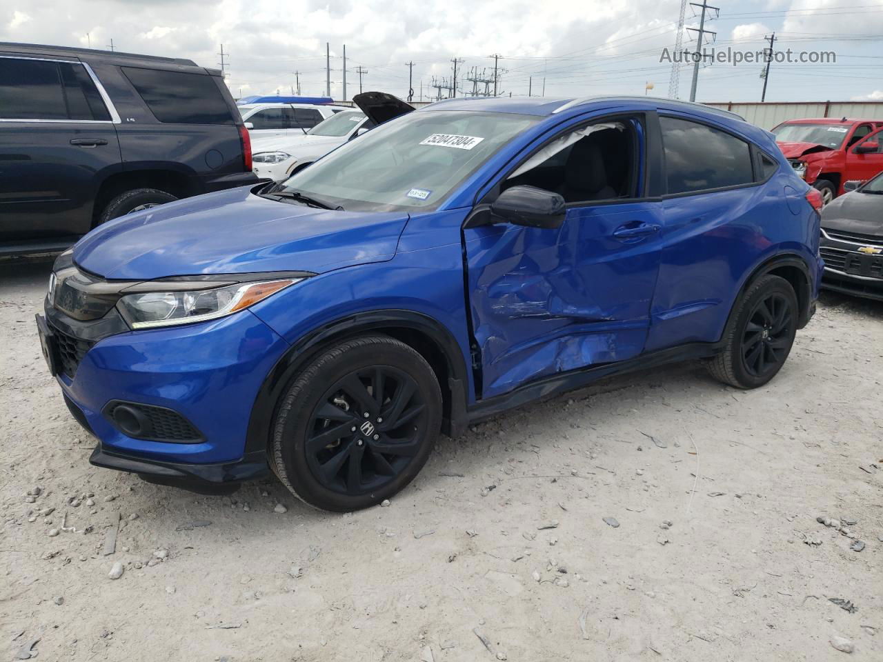 2021 Honda Hr-v Sport Blue vin: 3CZRU5H11MM726307