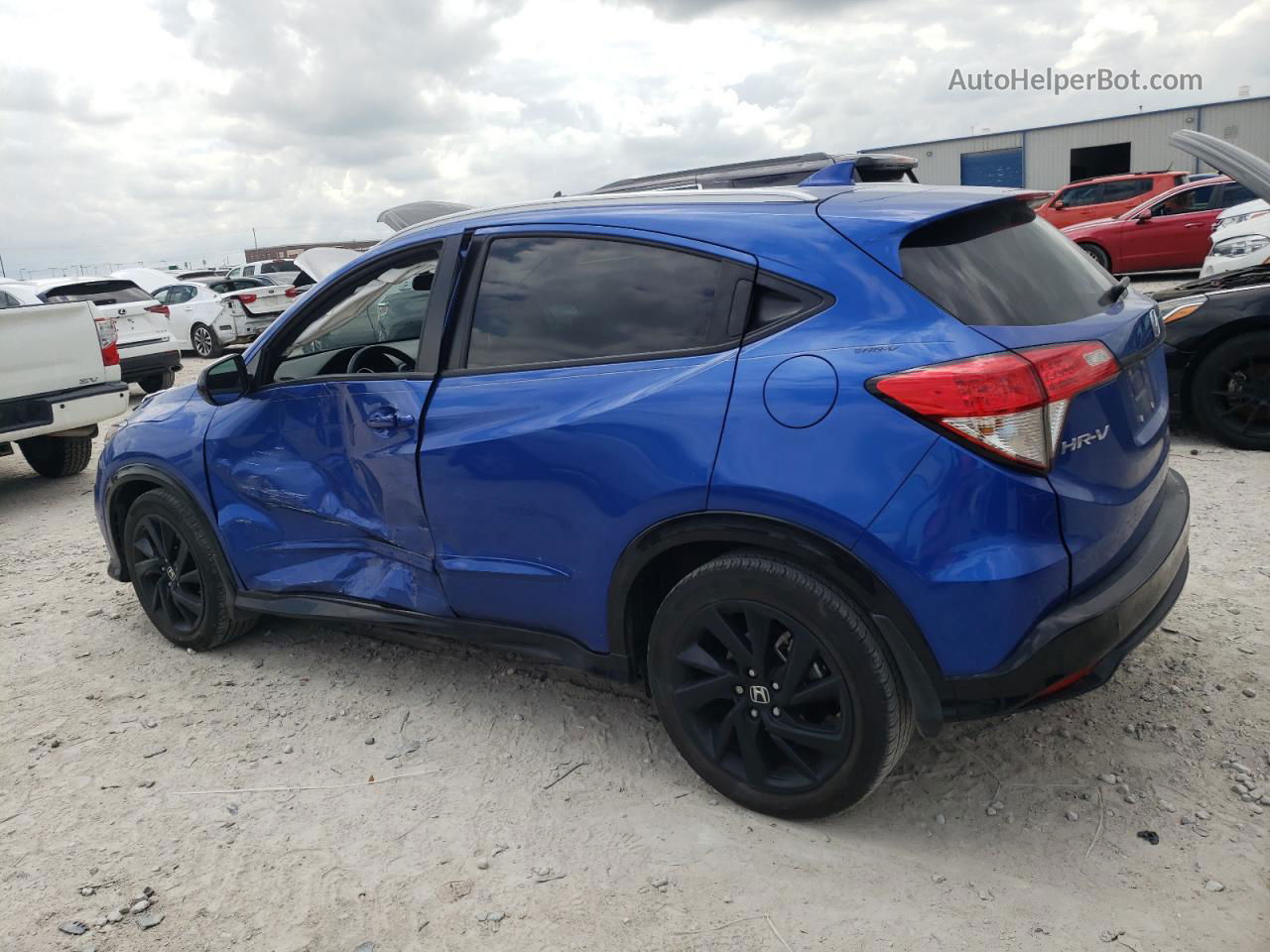 2021 Honda Hr-v Sport Синий vin: 3CZRU5H11MM726307